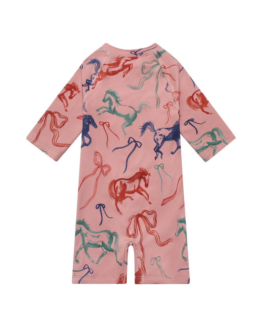 UV Protector Swim Onesie | Horses and Ribbons
