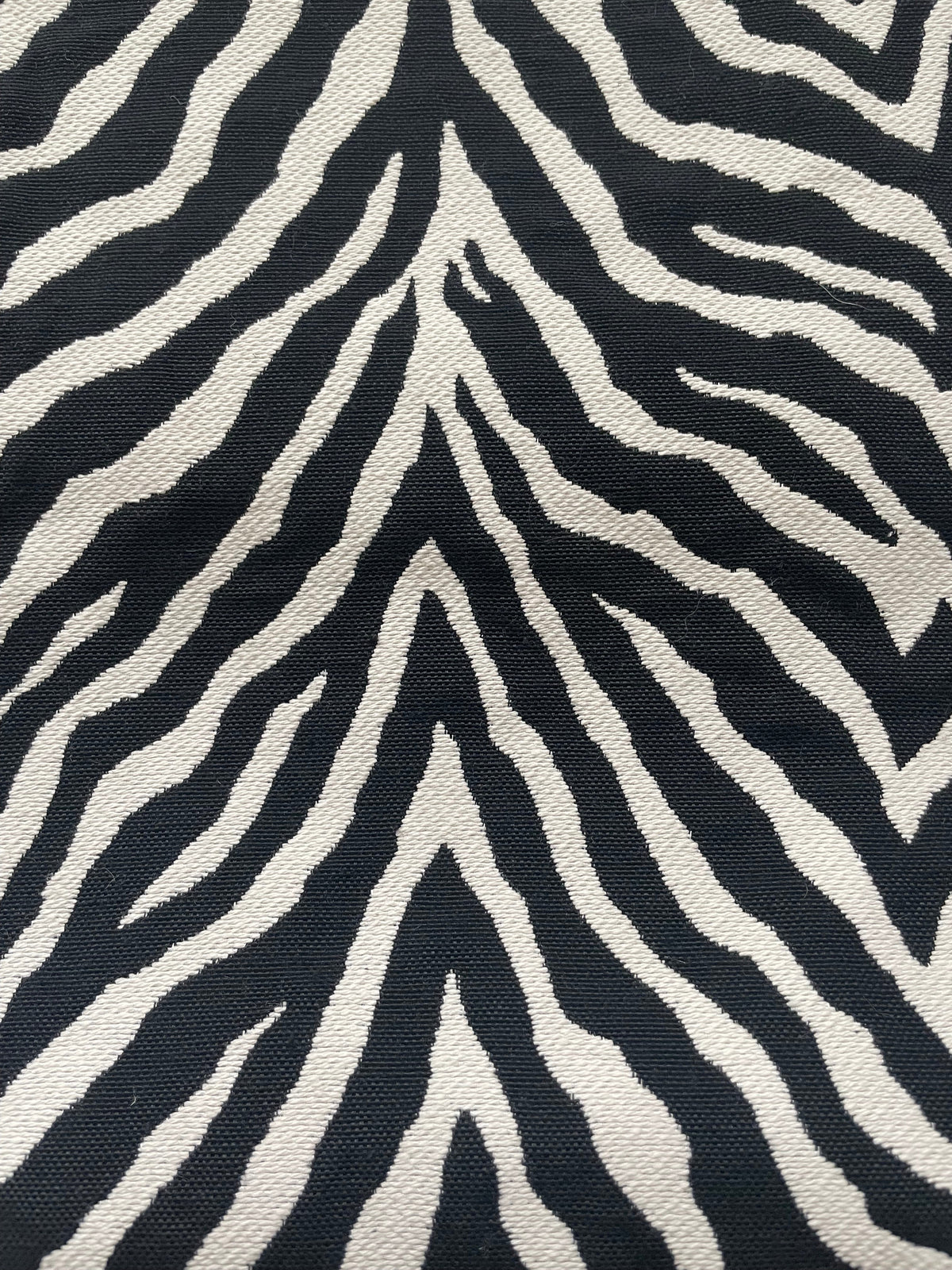 Zebra Print Textured Cushion