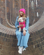 Fandango Pink British Wool Beanie Hat