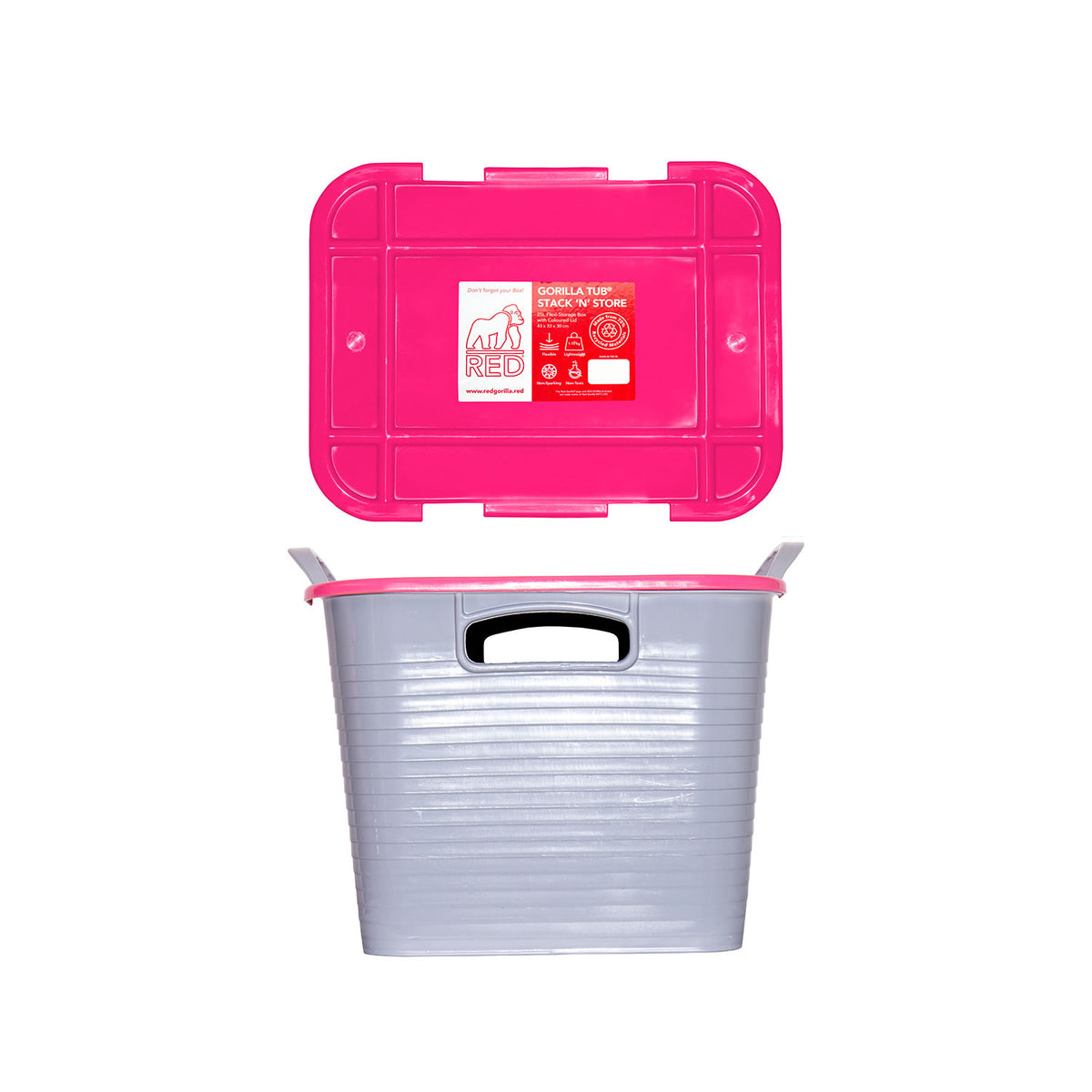 Red Gorilla Stack N Store – Pink