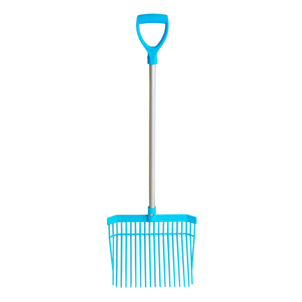 Red Gorilla PC Bedding Fork Short D-Handle – Sky Blue