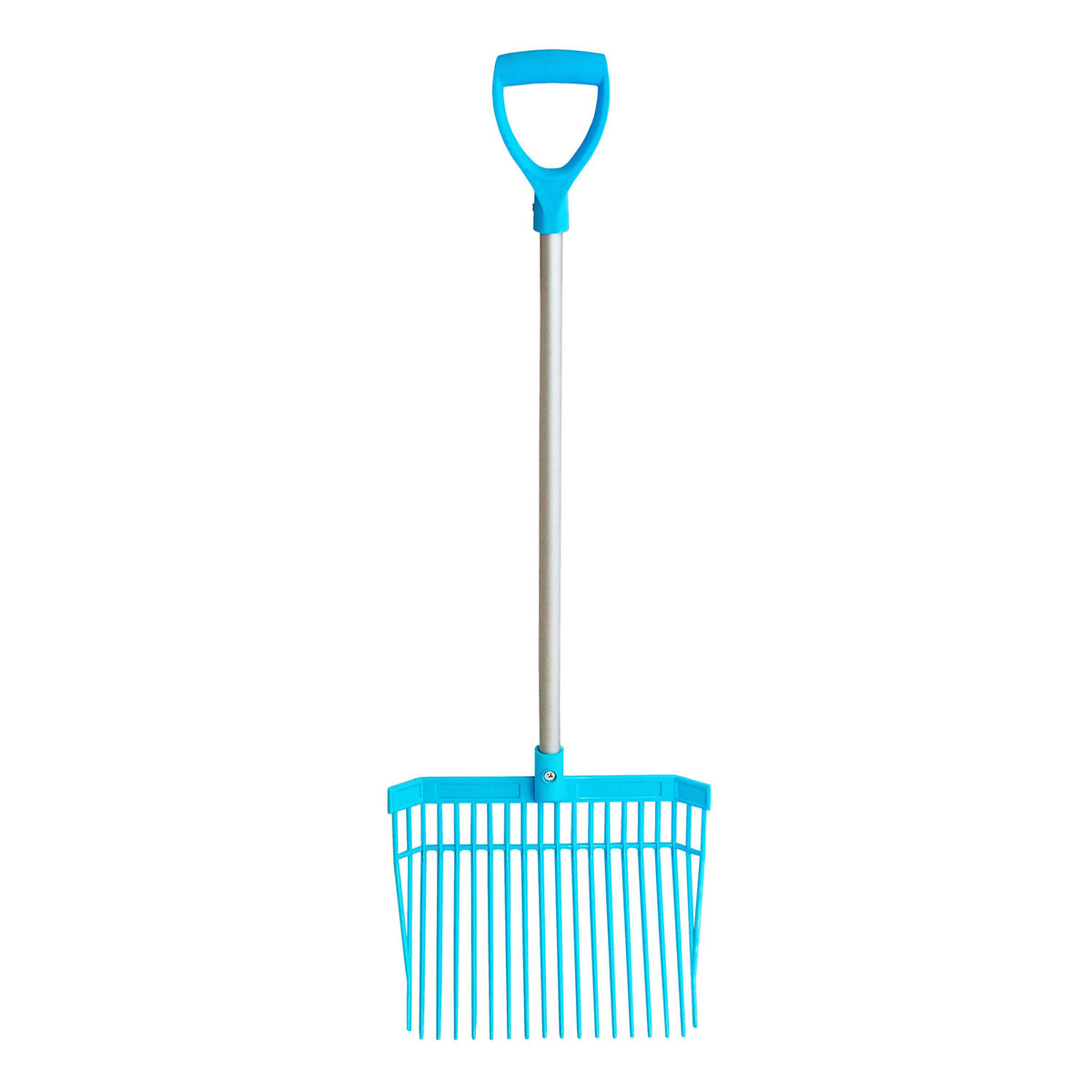 Red Gorilla PC Bedding Fork Short D-Handle – Sky Blue