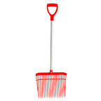 Red Gorilla PC Bedding Fork Short D-Handle – Red