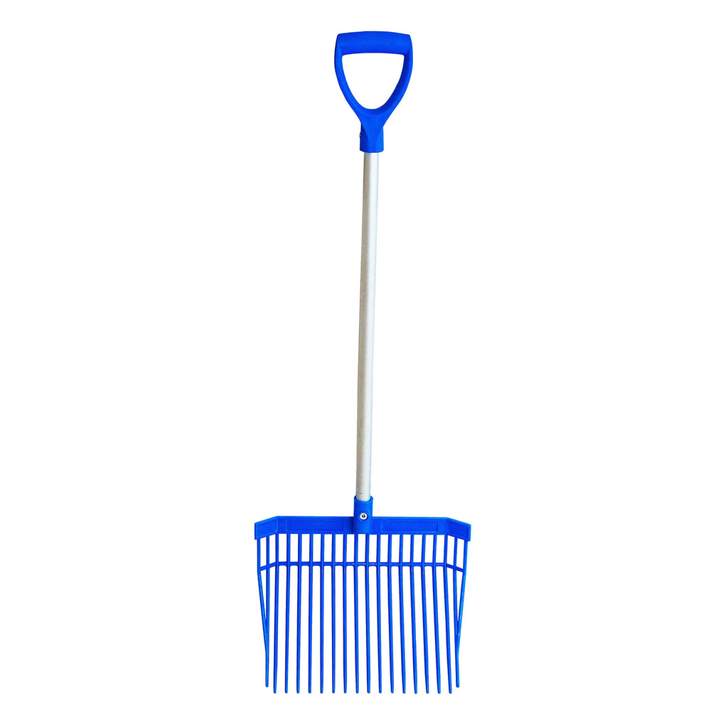 Red Gorilla PC Bedding Fork Short D-Handle – Blue