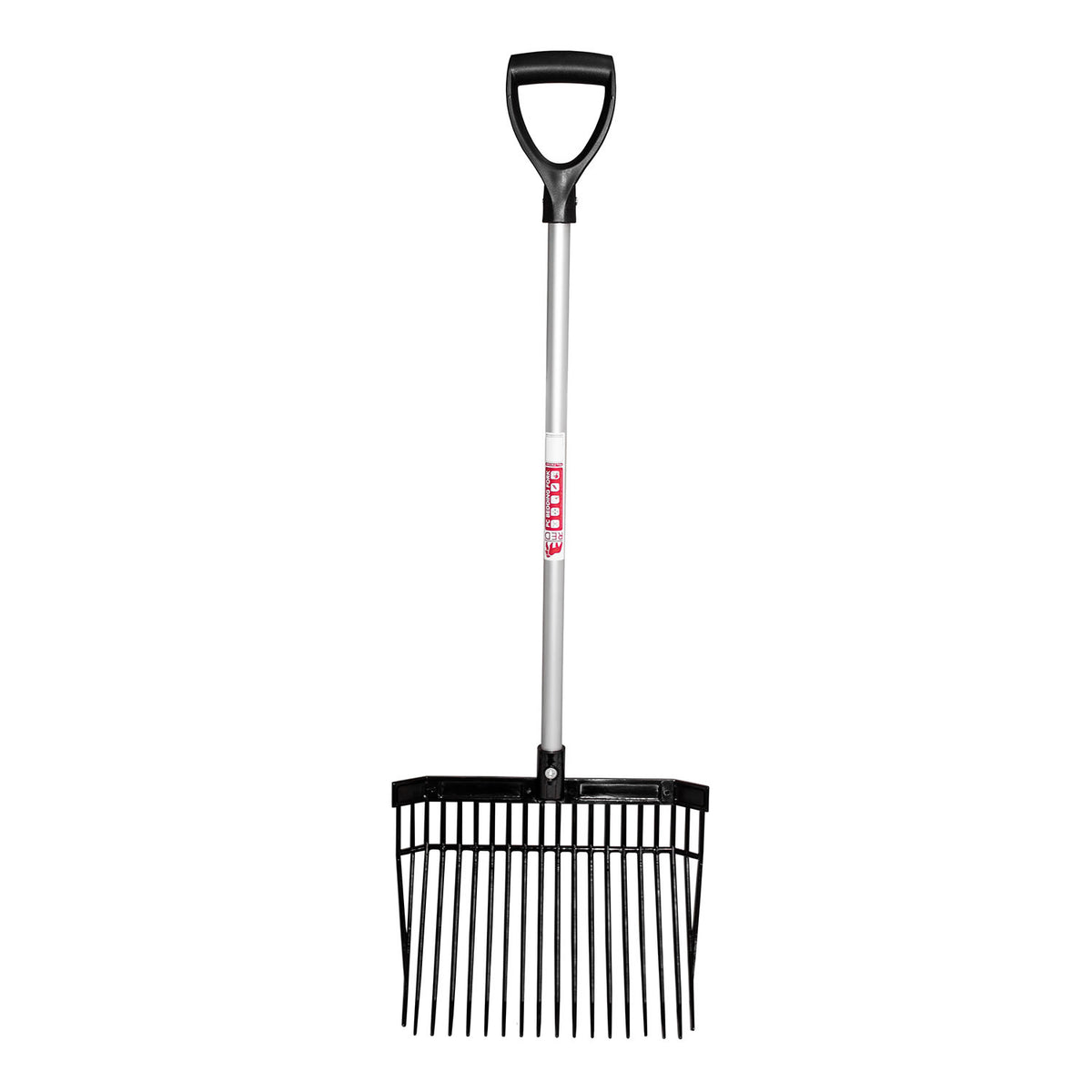 Red Gorilla PC Bedding Fork Short D-Handle – Black