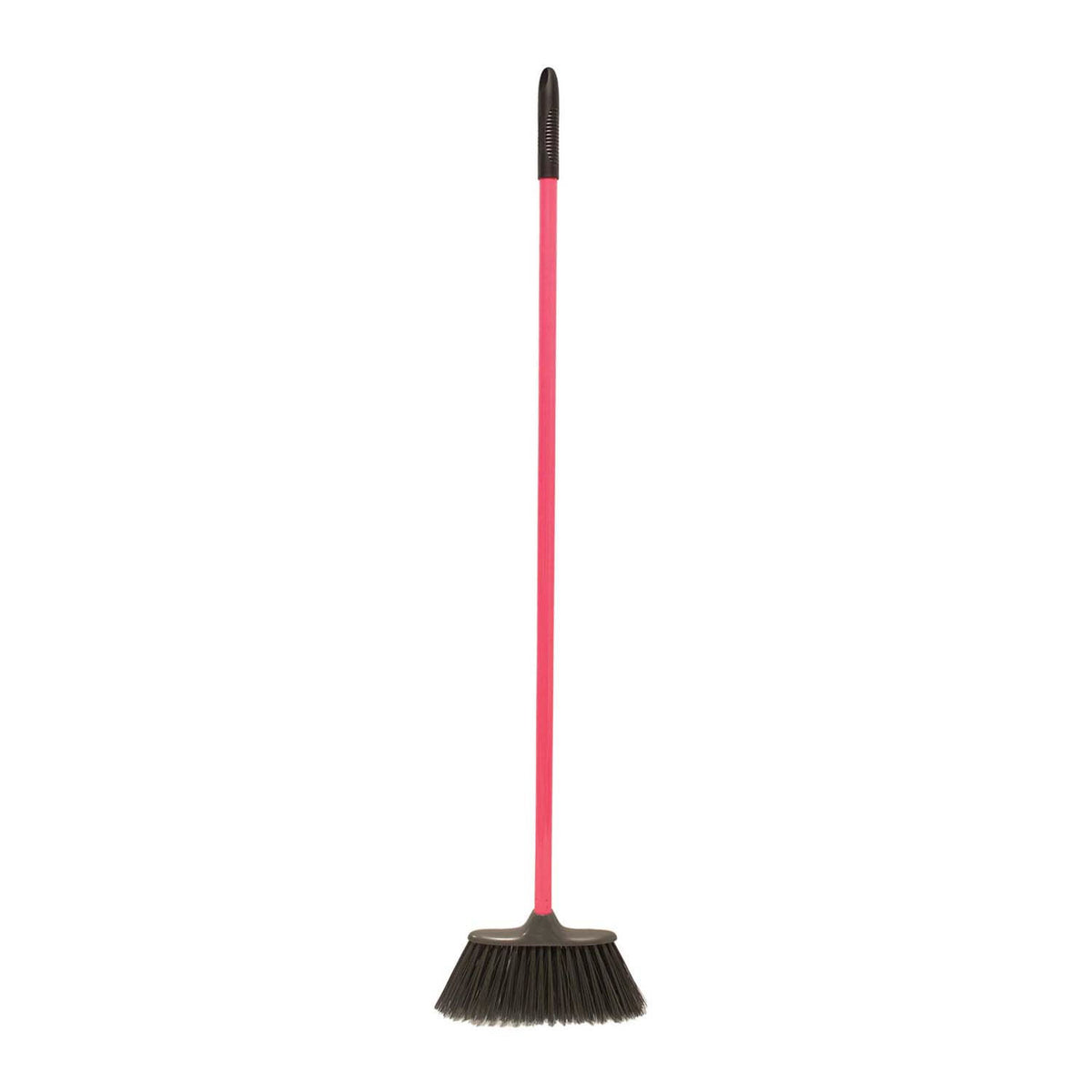 Red Gorilla Poly Yard Broom with Handle – Pink