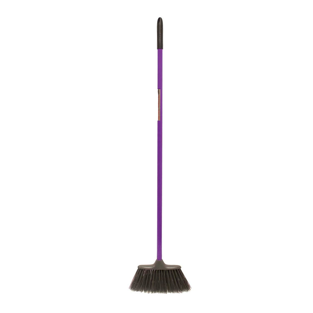 Red Gorilla Poly Yard Broom with Handle – Purple