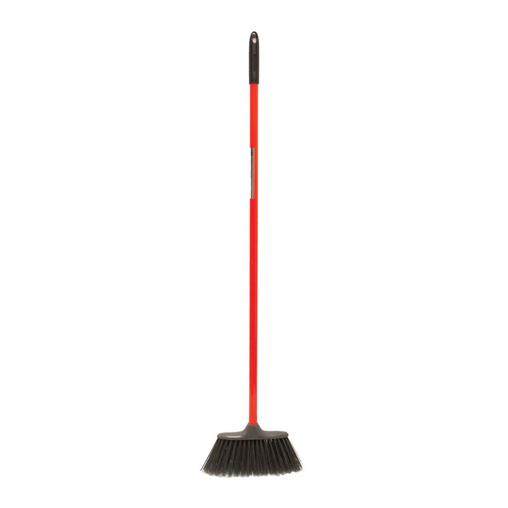 Red Gorilla Poly Yard Broom with Handle – Red