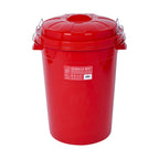 Red Gorilla Bin with Clip Lid 50L – Red