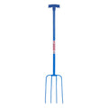 Red Gorilla 4 Prong Manure Fork T-handle