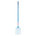 Red Gorilla 4 Prong Manure Fork Straight Handle