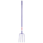 Red Gorilla 4 Prong Manure Fork Straight Handle – Purple