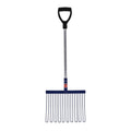 Red Gorilla Rubber Matting Fork D-grip Short Handle