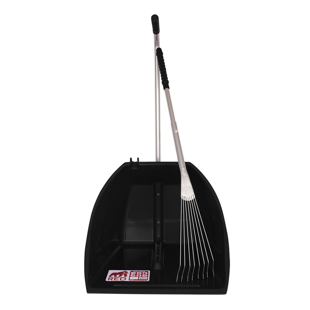 Red Gorilla Big Tidee with Long Metal Rake – Black