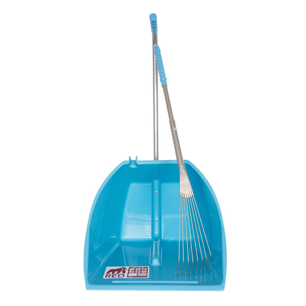 Red Gorilla Big Tidee with Long Metal Rake – Sky Blue
