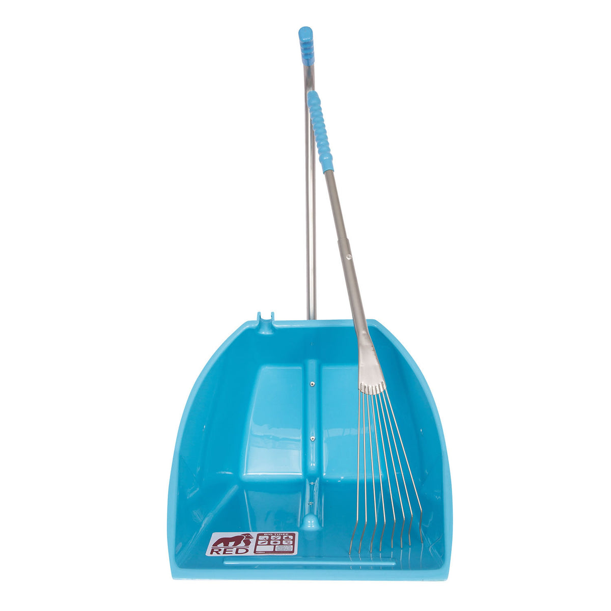 Red Gorilla Big Tidee with Long Metal Rake – Sky Blue