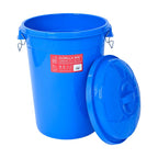 Red Gorilla Bin with Clip Lid 80L – Blue