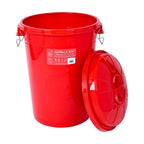 Red Gorilla Bin with Clip Lid 80L – Red