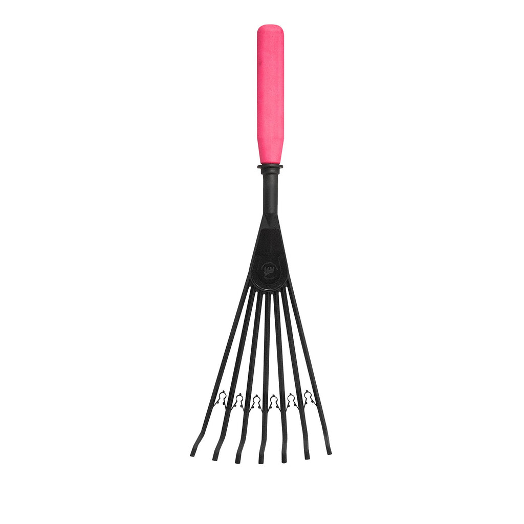 Red Gorilla Big Tidee Plastic Rake – Pink