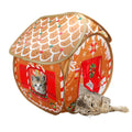 Kong Holiday Cat Play Spaces Bungalow Gingerbread
