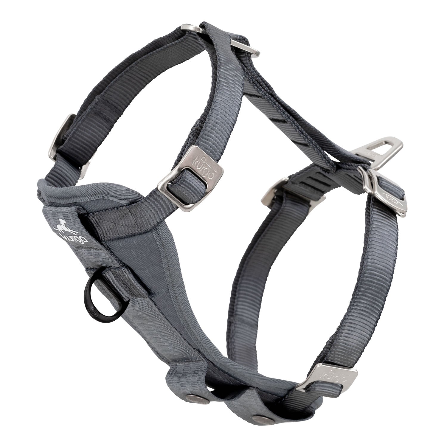 Kurgo Enhanced Strength Tru-fit Smart Harness Charcoal