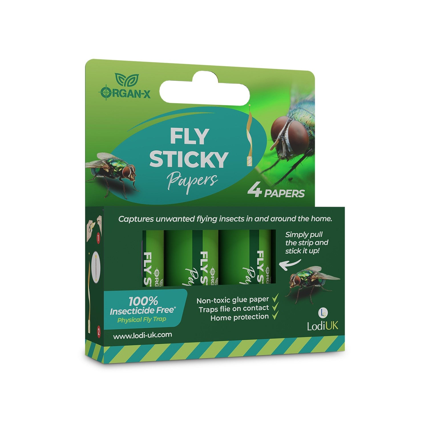 Lodi Organ-x Fly Sticky Papers
