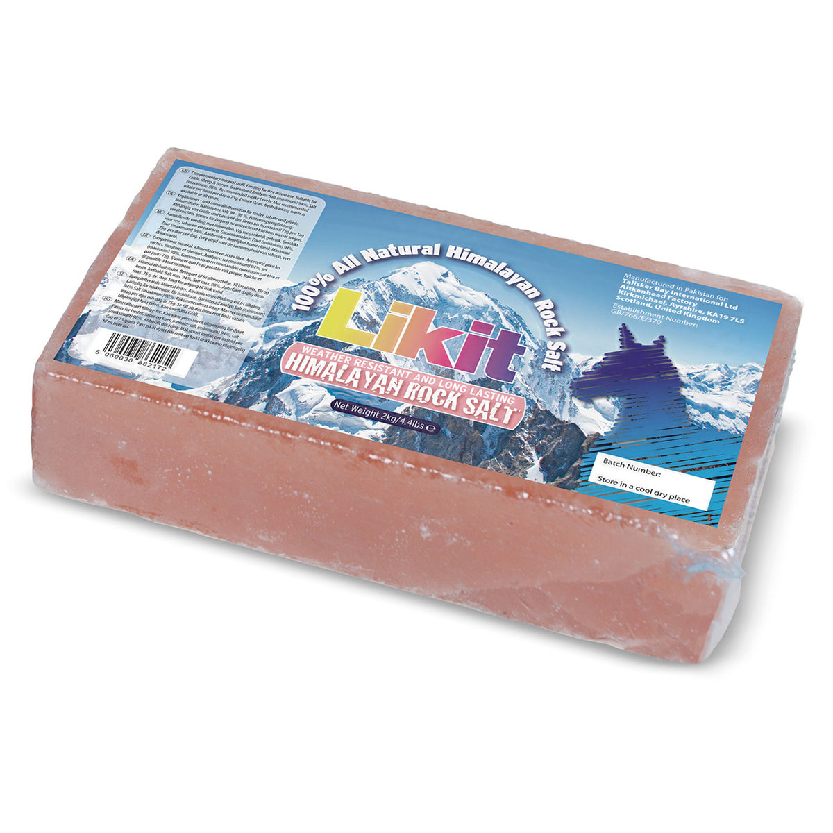 Likit Himalayan Rock Salt Brick 2kg