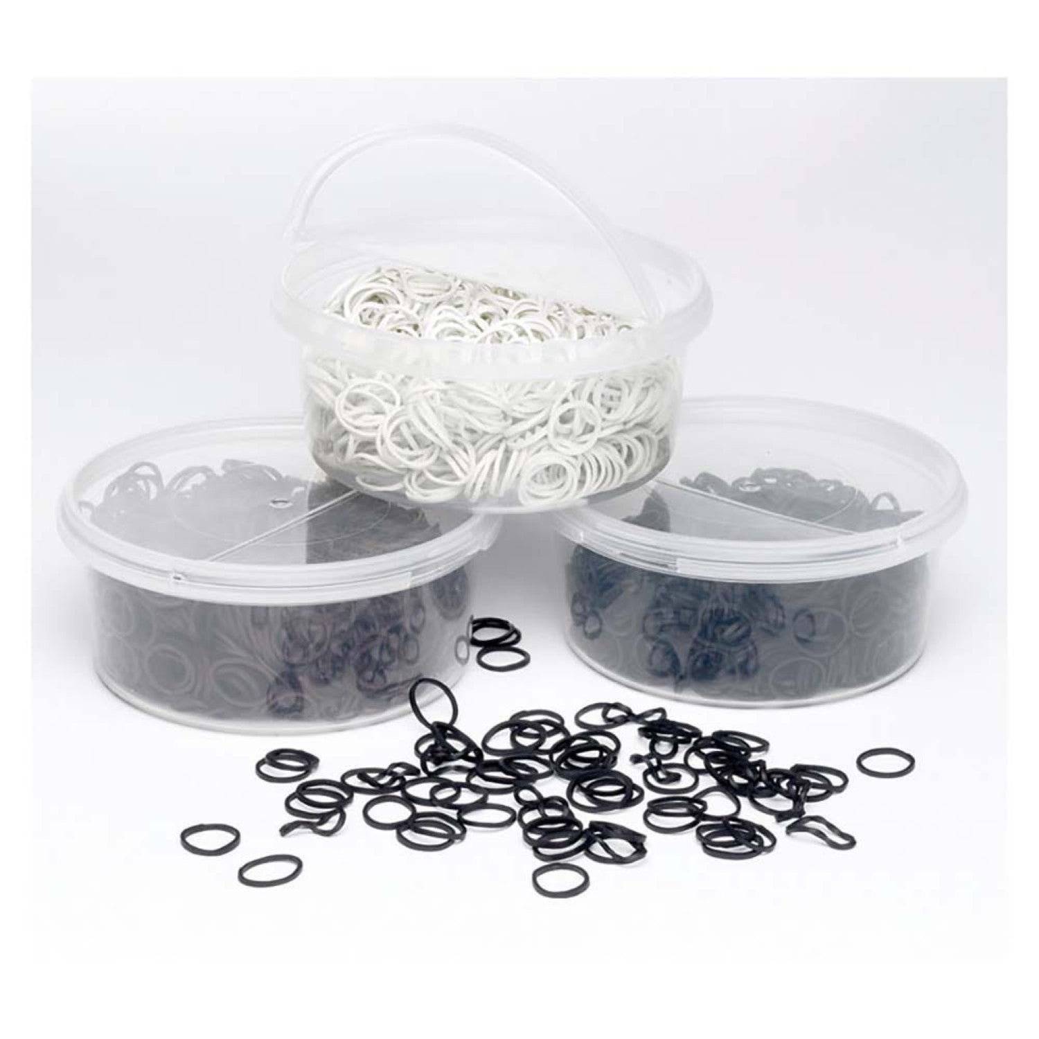 Lincoln Plaiting Bands in Half Open Container