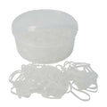 Lincoln Silicone Plaiting Bands Clear