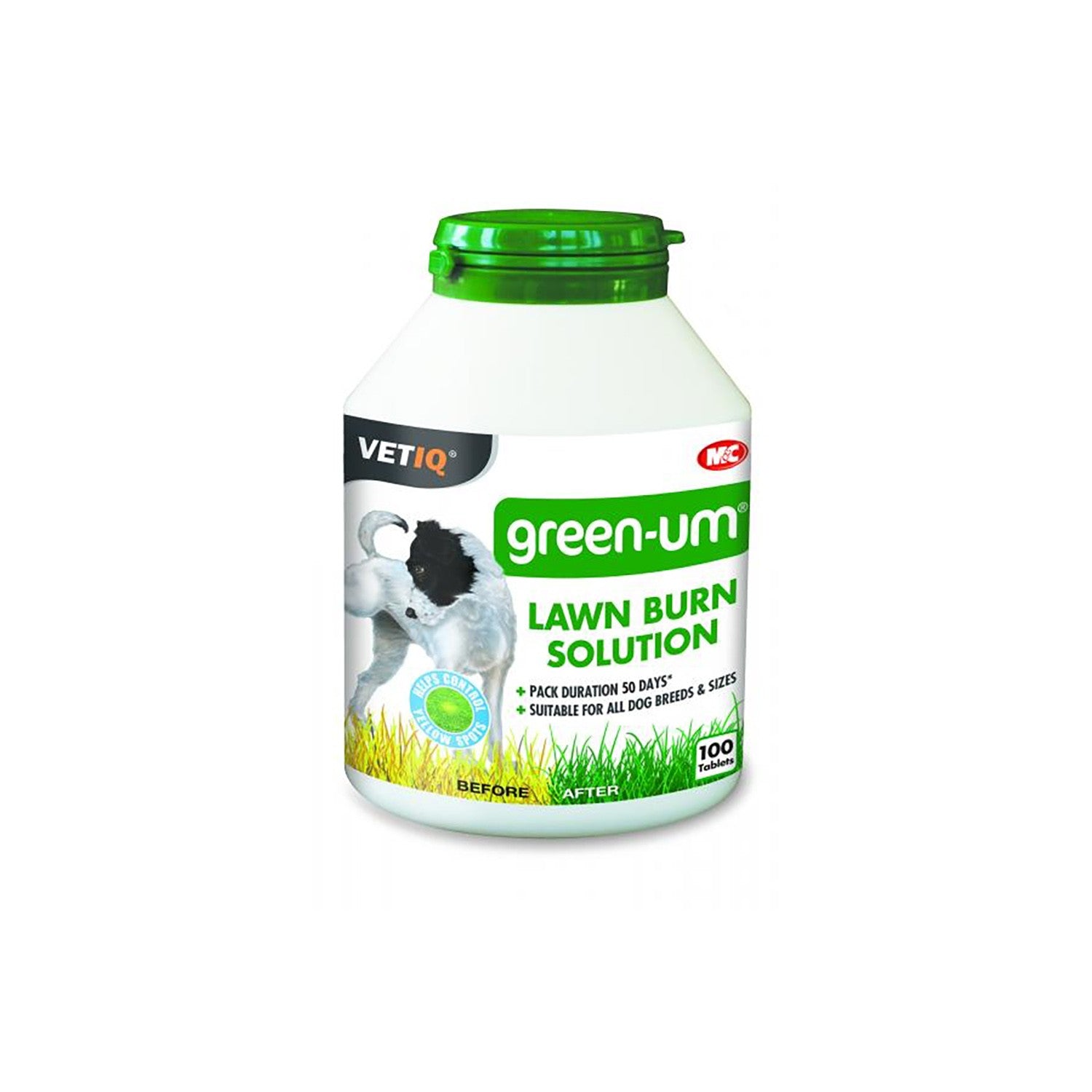 Vetiq Green-um Lawn Burn Solution Tablets for Dogs