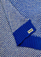 Navy Merino Lambswool Scarf | Sustainable & British Made