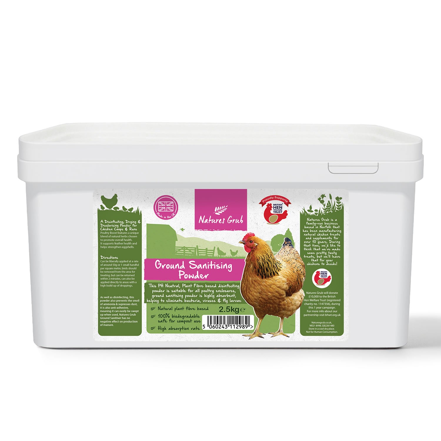 Nature's Grub Ground Sanitising Powder