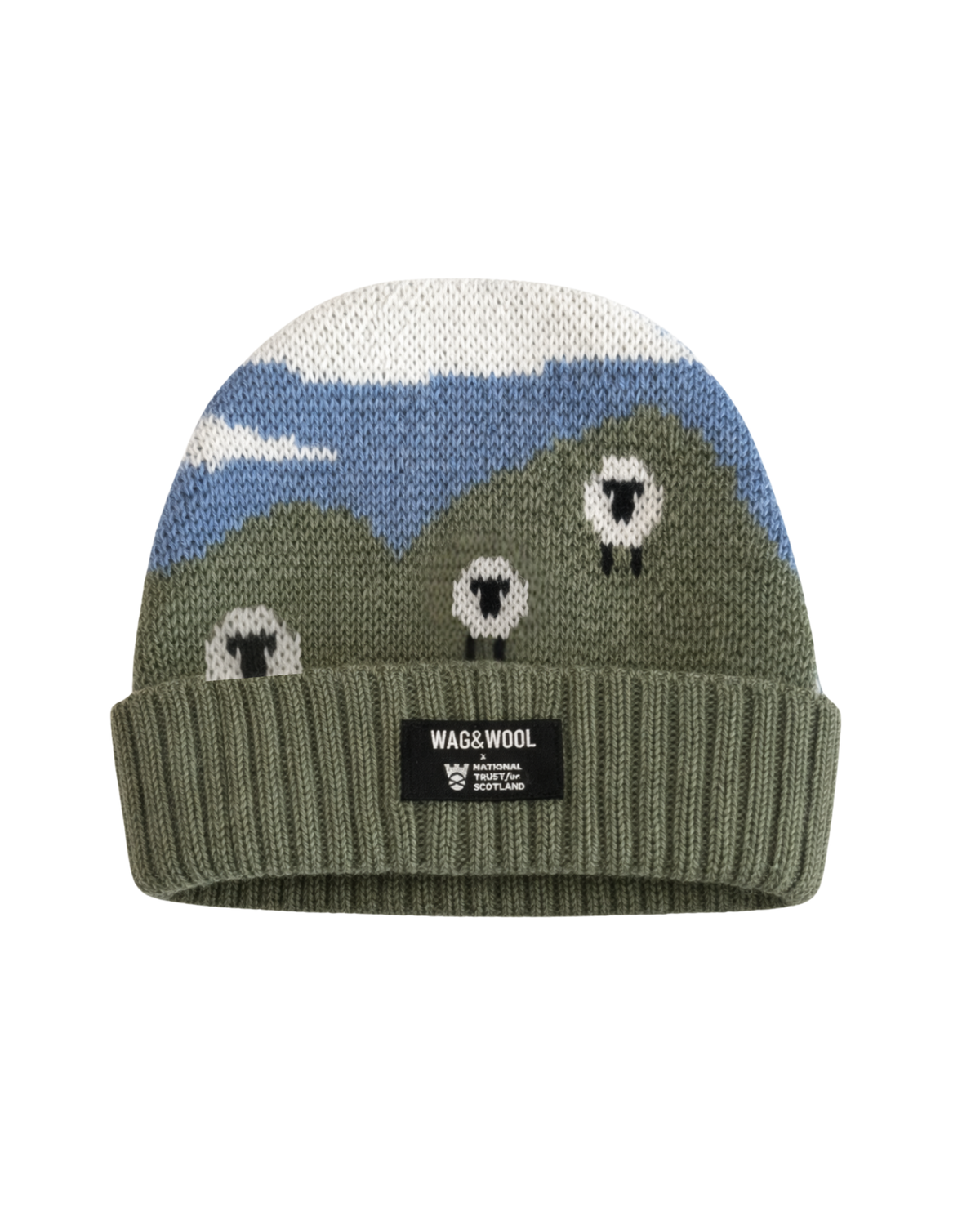 Sheep Beanie Hat in British Wool