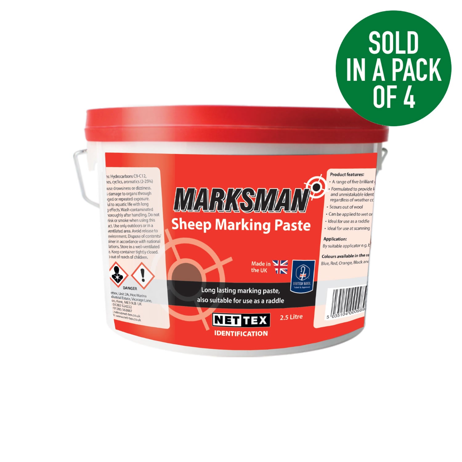 Nettex Agri Marksman Sheep Maring Paste