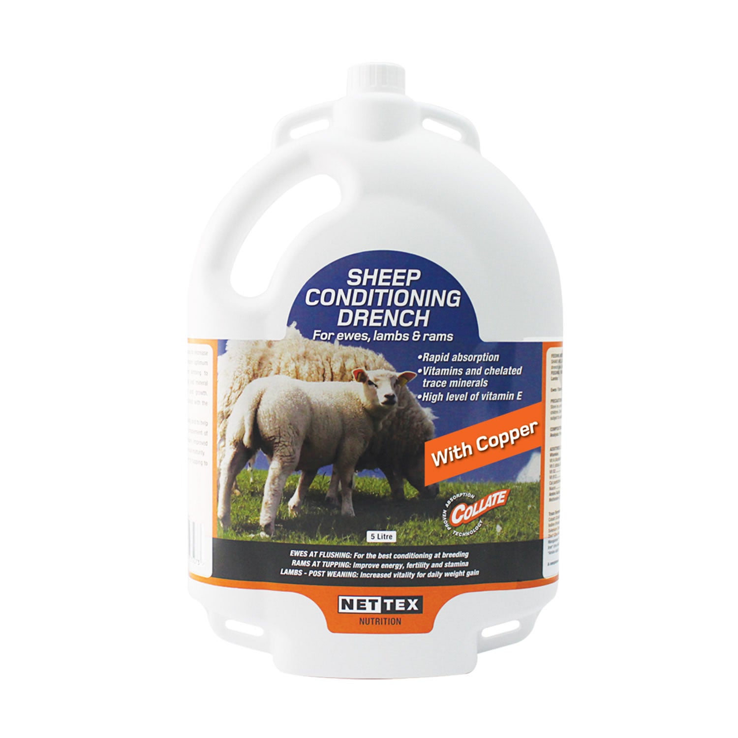 Nettex Agri Sheep Conditioning Drench with Copper Backpac