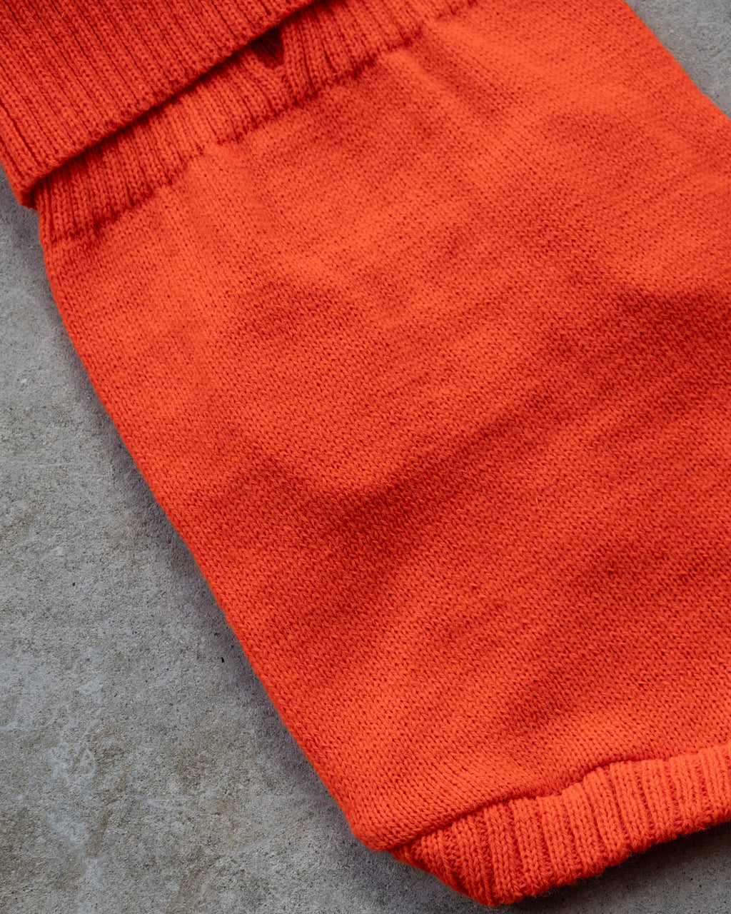 Lava Orange British Wool Dog Jumper