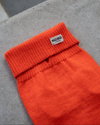 Lava Orange British Wool Dog Jumper