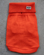 Lava Orange British Wool Dog Jumper