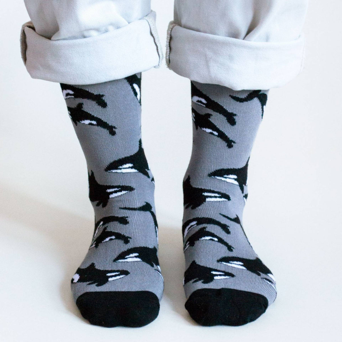 Save the Orcas Bamboo Socks