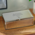 Personalised Heart Mirrored Jewellery Box