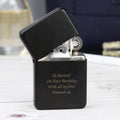 Personalised Engraved Black Lighter