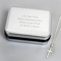 Personalised Box with Cross Necklace
