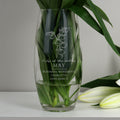 Personalised May Birth Flower Bullet Vase