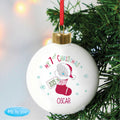 Personalised Tiny Tatty Teddy My 1st Christmas Stocking Bauble
