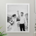 Personalised Photo Upload White Poster Frame