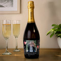 Personalised Photo Upload Heart Prosecco