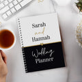 Personalised Black & Gold Inclusive A5 Wedding Planner