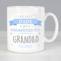 Personalised Blue Promoted to Mug