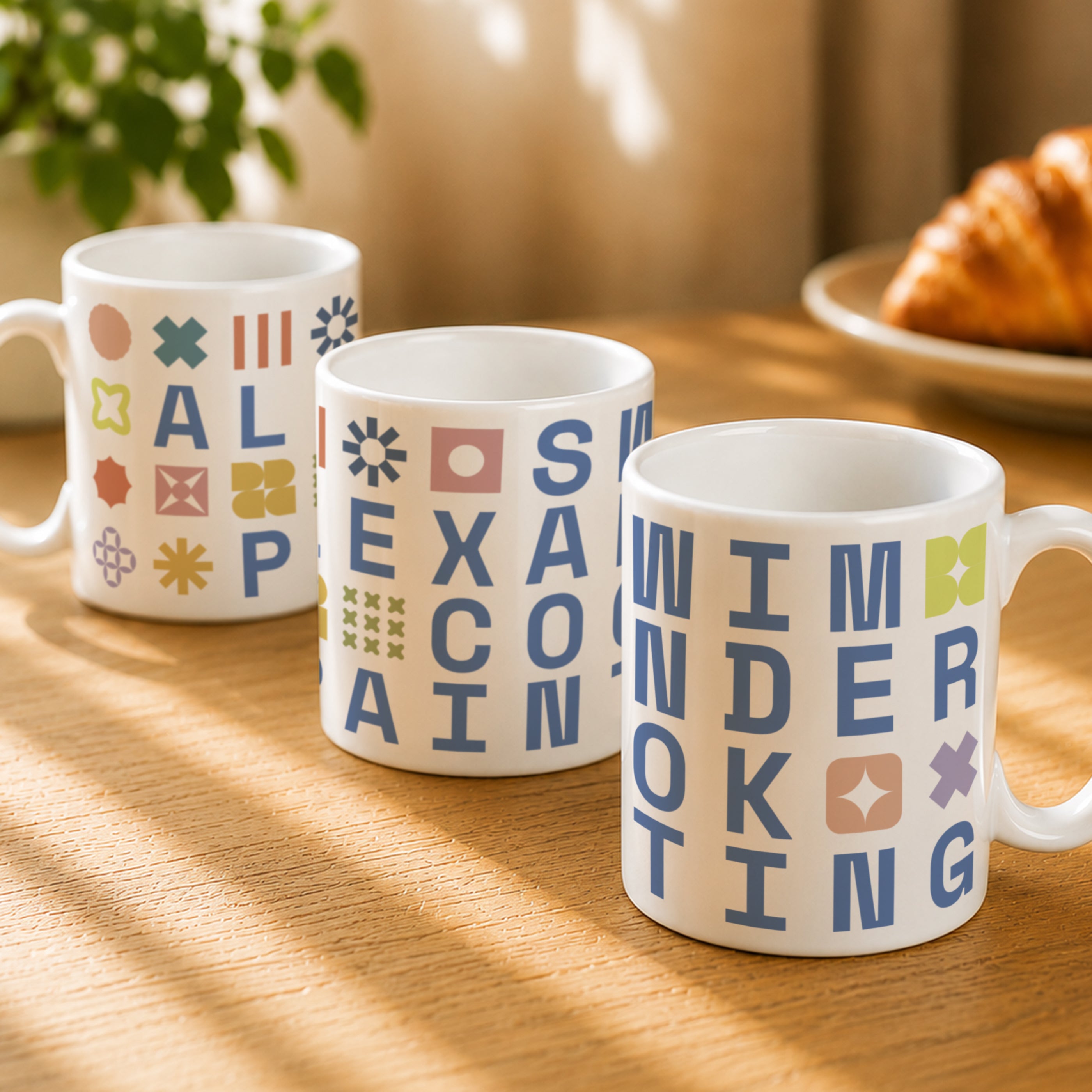 Personalised Hobbies Blue Mug