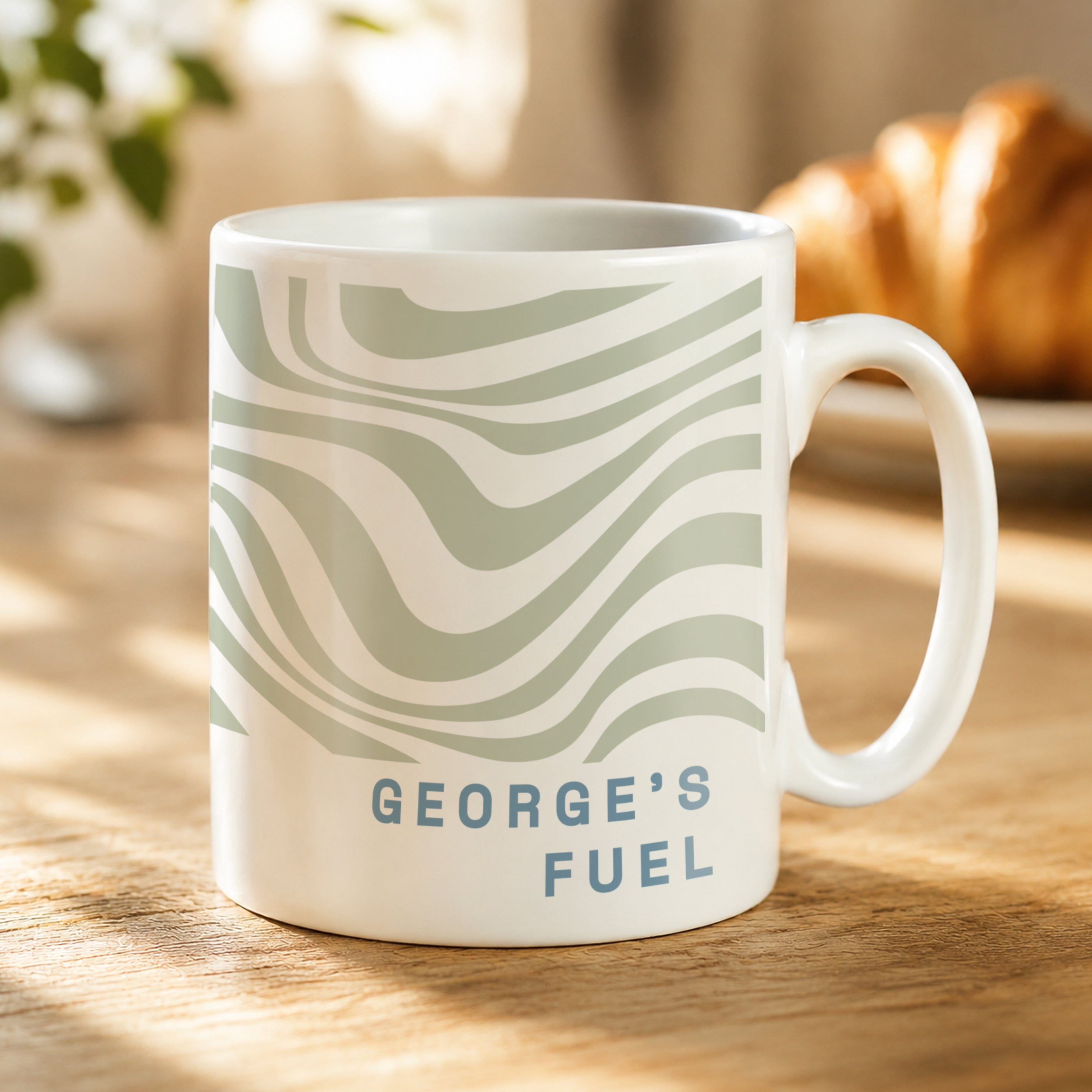Personalised Pattern Striped Mug